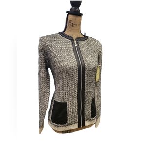 Miss Morena Size Small Classy Black/White Jacket